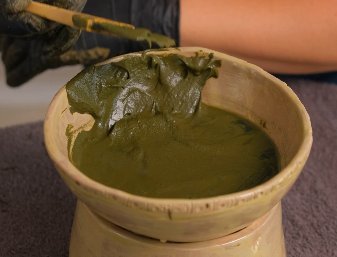 Mezcla de tinte herbal